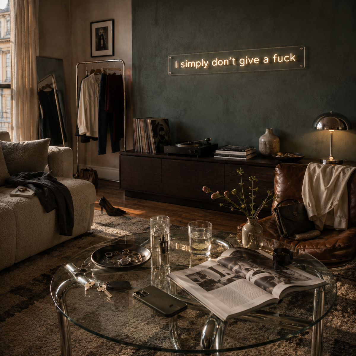 I Simply Don't Give a F**k - Neon Sign