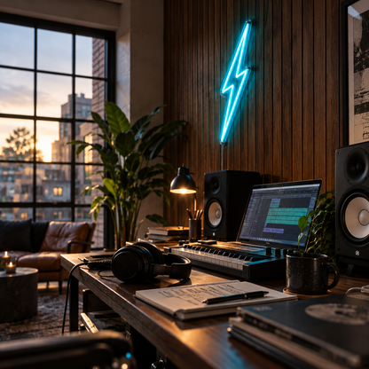 Lightning Bolt - Neon Sign