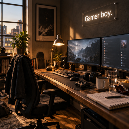 Gamer Boy - Neon Sign