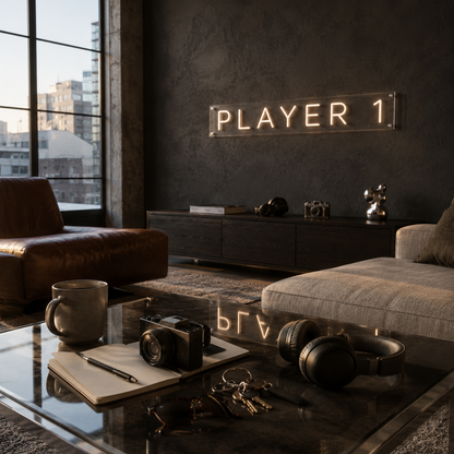 Player 1 - Neon Sign
