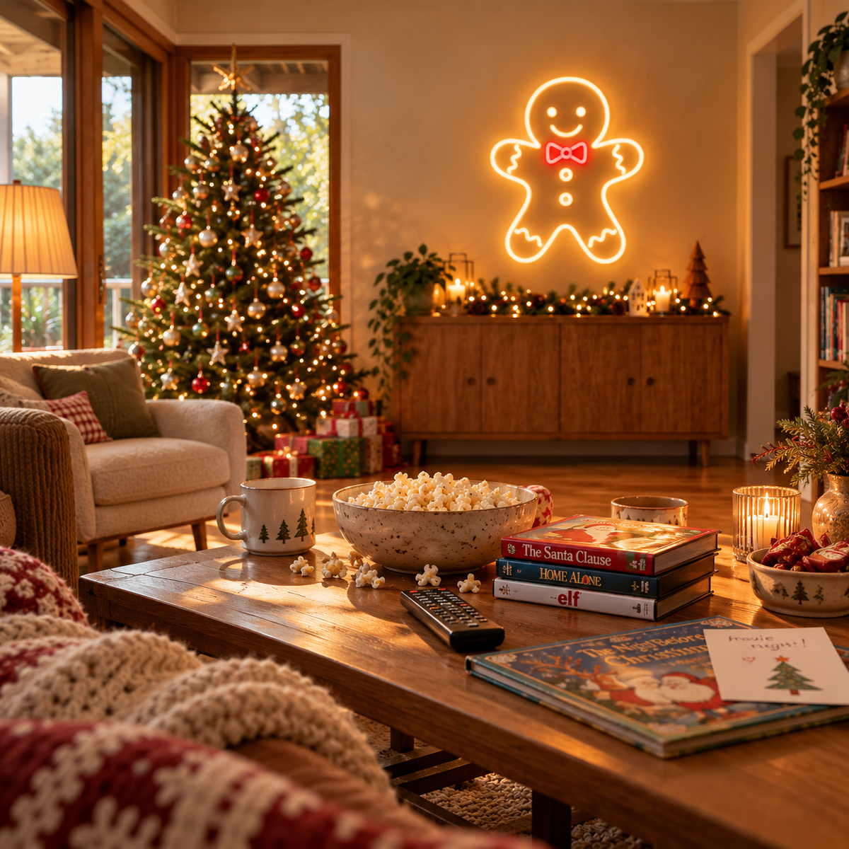 Gingerbread Man - Neon Sign