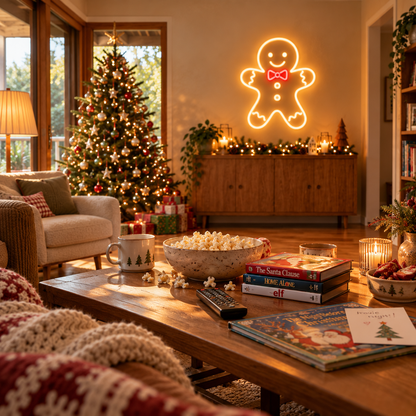 Gingerbread Man - Neon Sign