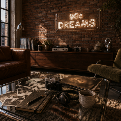 99c Dreams - Neon Sign