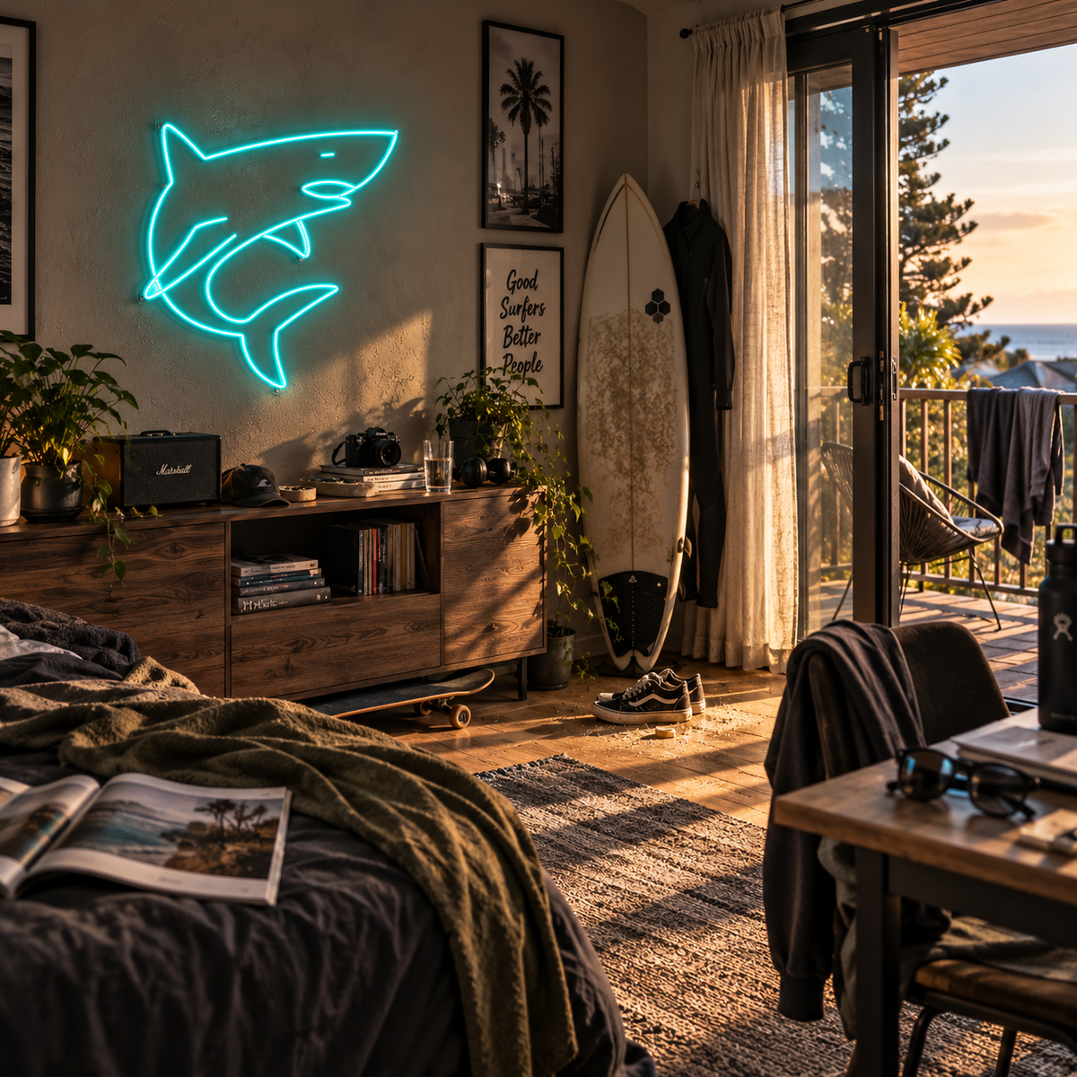 Shark - Neon Sign
