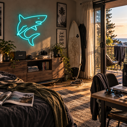 Shark - Neon Sign