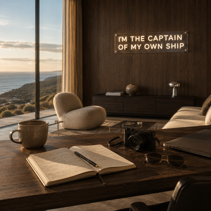 Captain of my Own Ship - Neon Sign