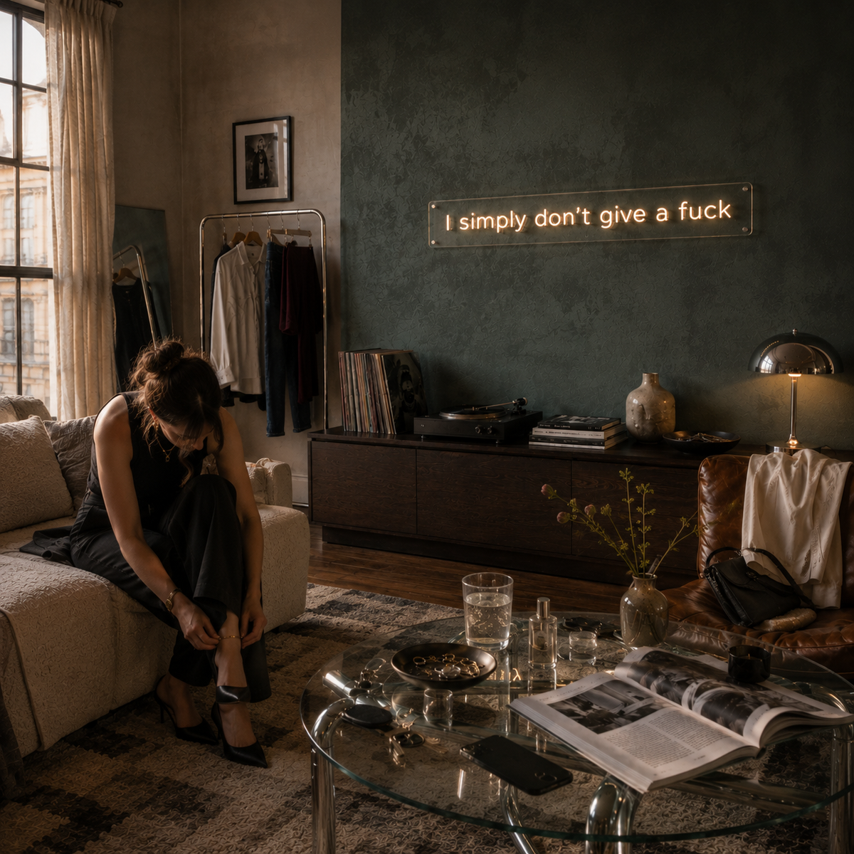 I Simply Don't Give a F**k - Neon Sign
