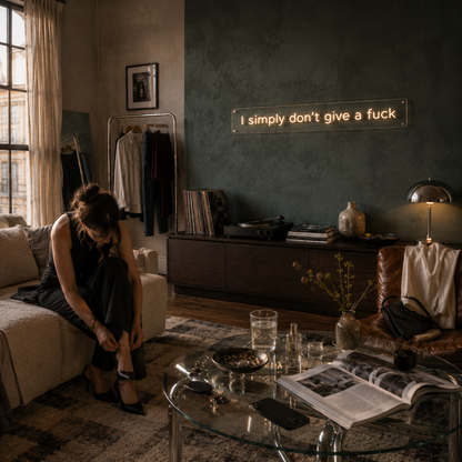 I Simply Don't Give a F**k - Neon Sign