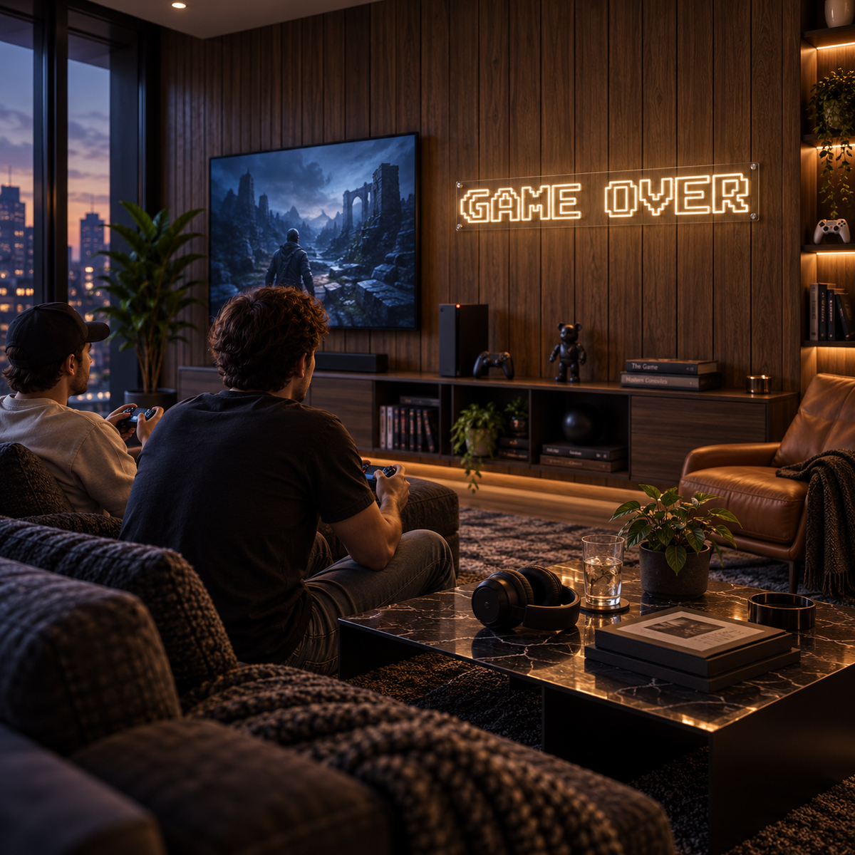 GAME OVER - Neon Sign