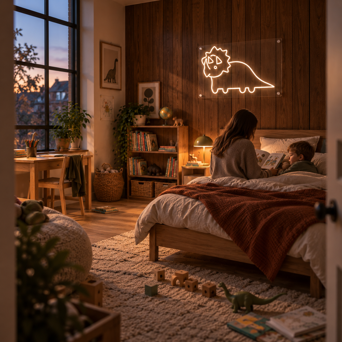 Triceratops - Neon Sign