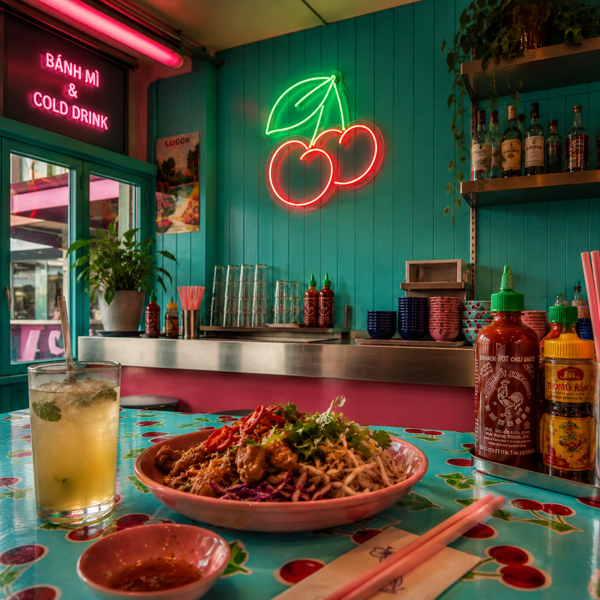 Cherrys - Neon Sign