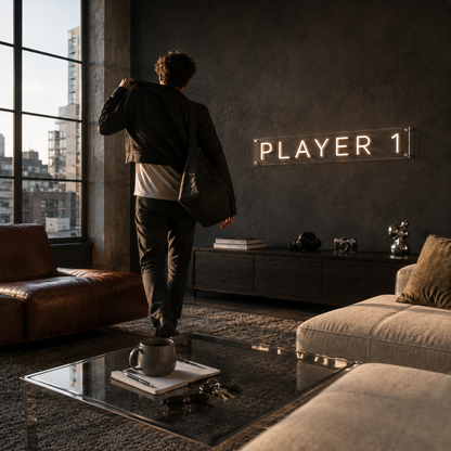 Player 1 - Neon Sign