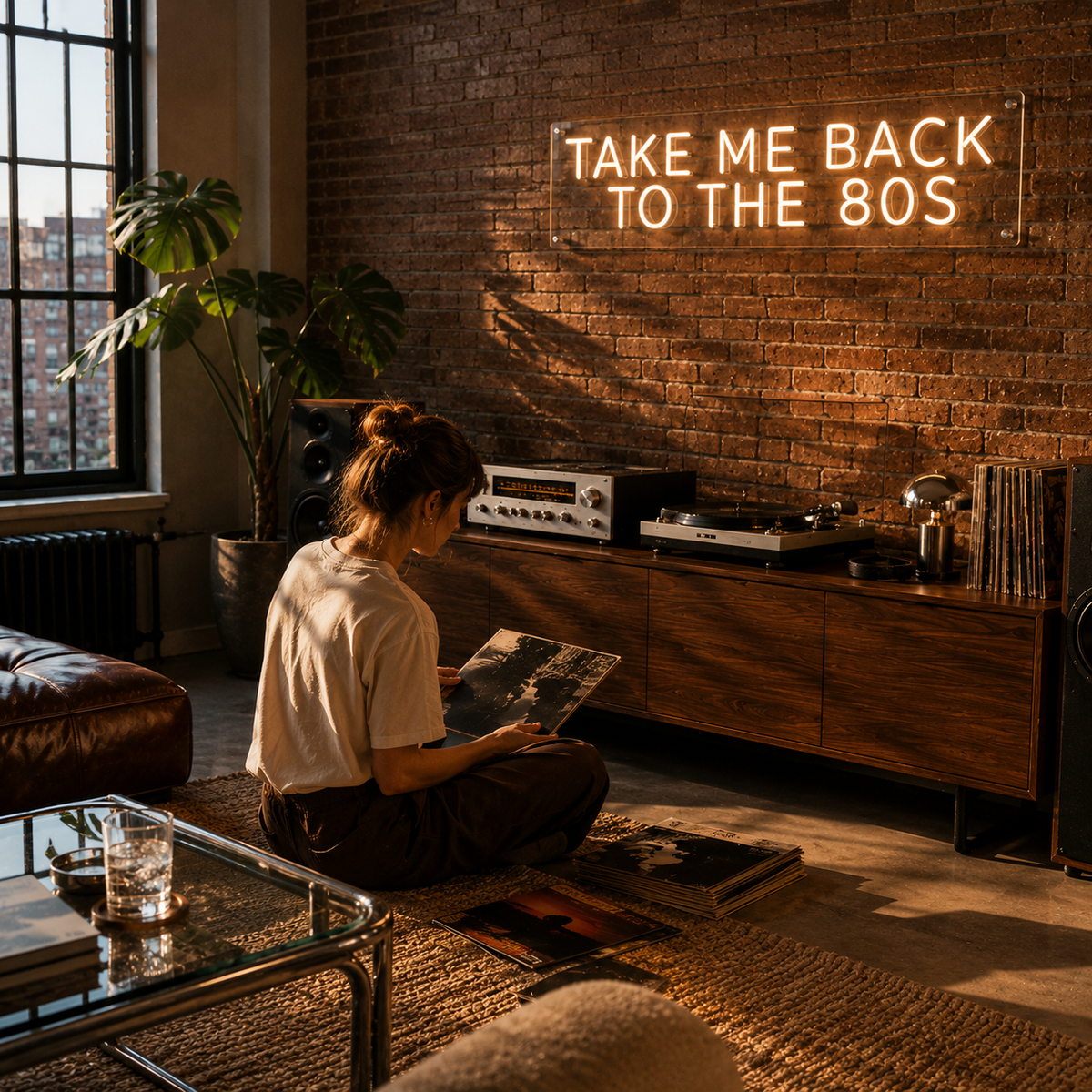 Take Me Back To The 80's - Neon Sign
