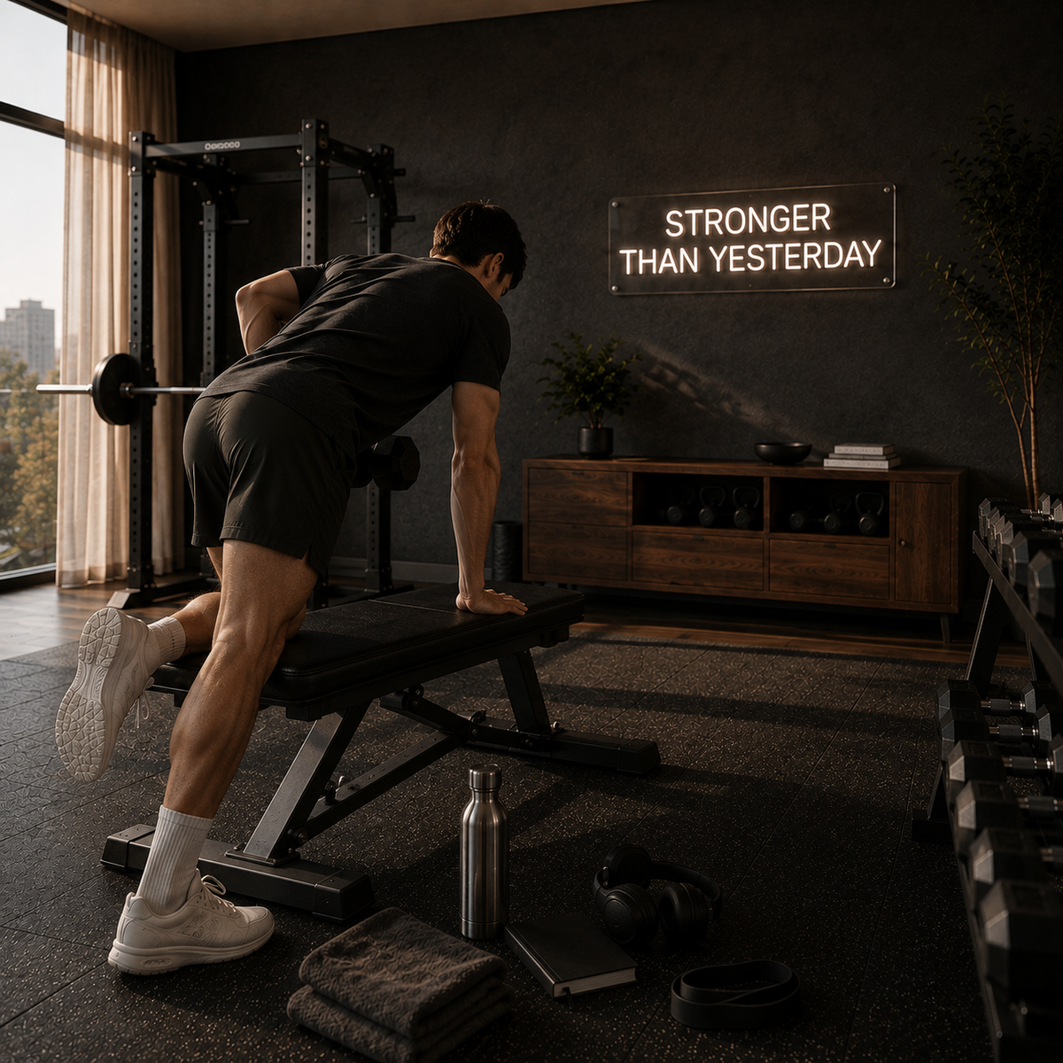 Stronger Than Yesterday - Neon Sign