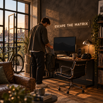 ESCAPE THE MATRIX - Neon Sign