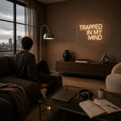 Trapped In My Mind - Neon Sign