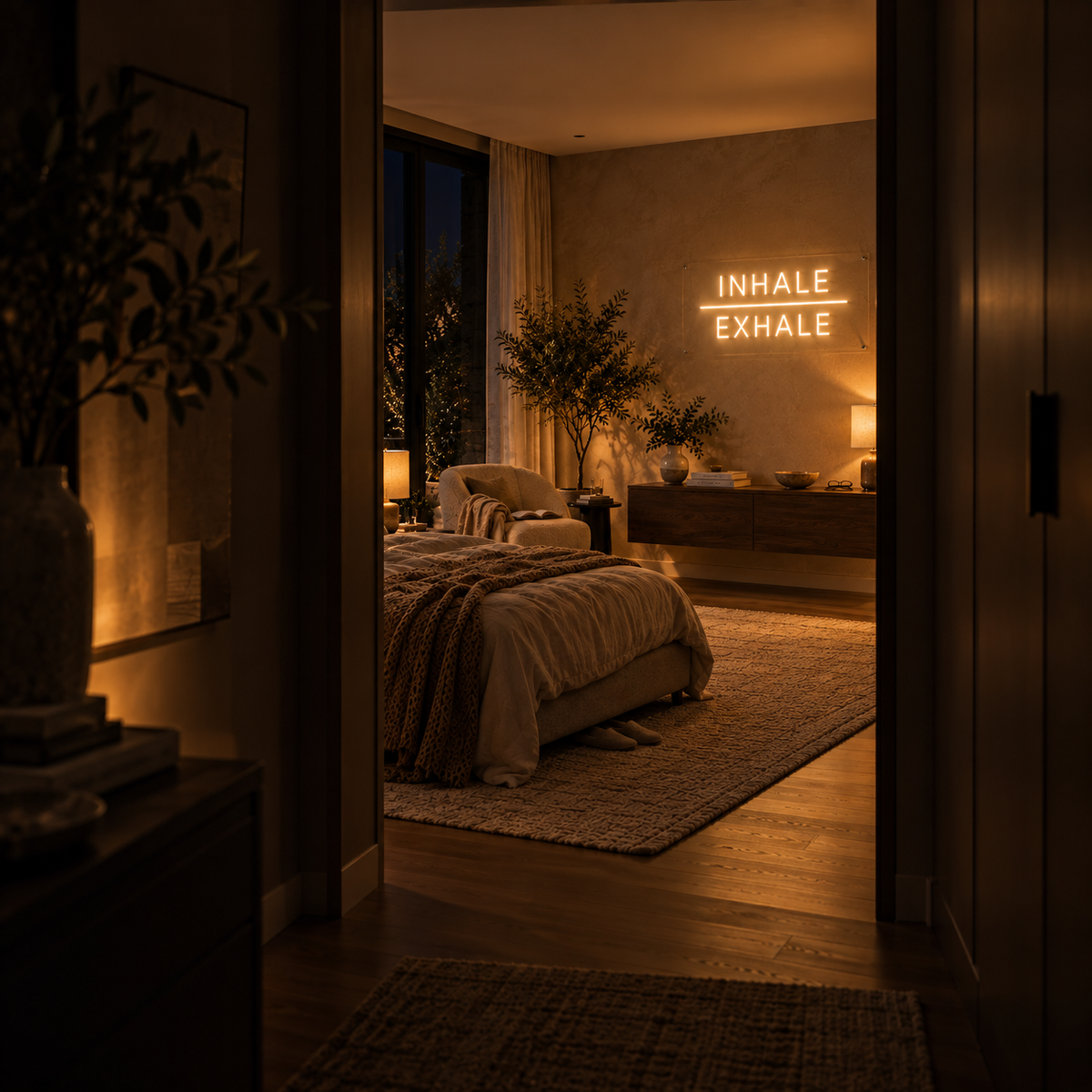 INHALE | EXHALE - Neon Sign