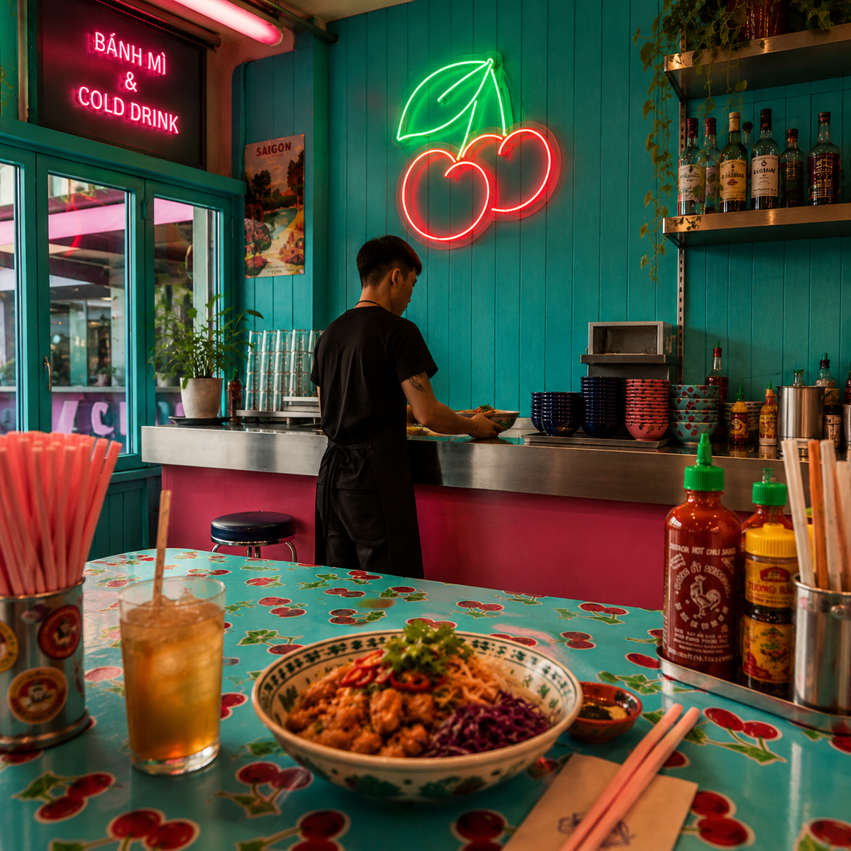 Cherrys - Neon Sign