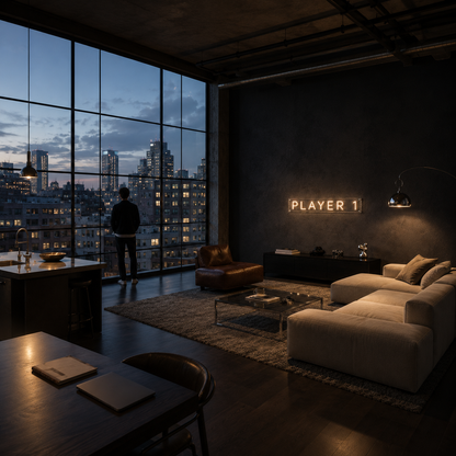 Player 1 - Neon Sign