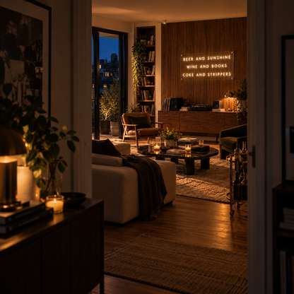 Simple Pleasures - Neon Sign