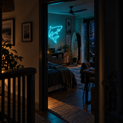 Shark - Neon Sign