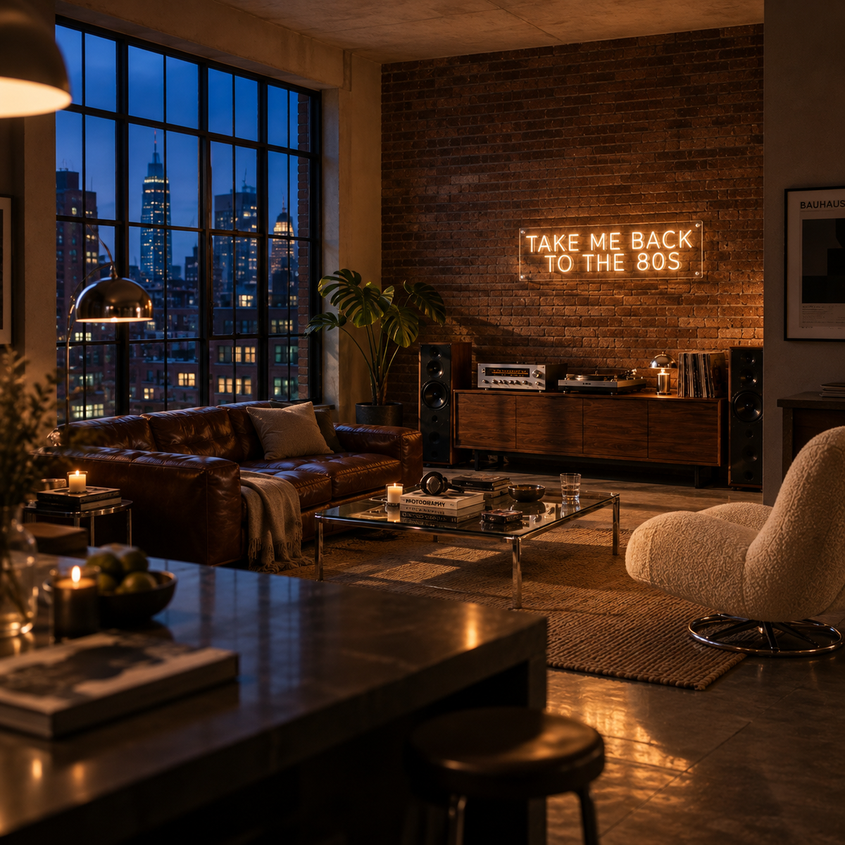 Take Me Back To The 80's - Neon Sign