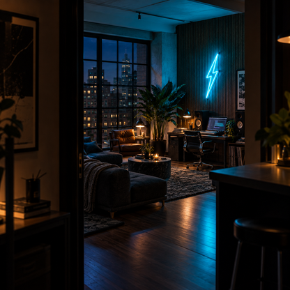 Lightning Bolt - Neon Sign