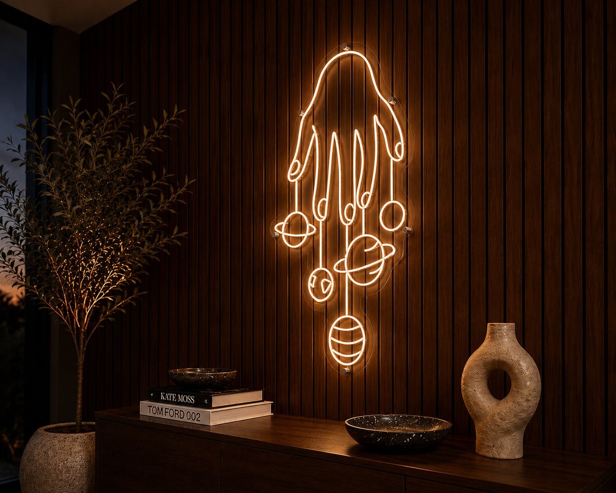 Planet Fingers - Neon Sign