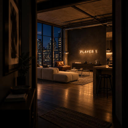 Player 1 - Neon Sign