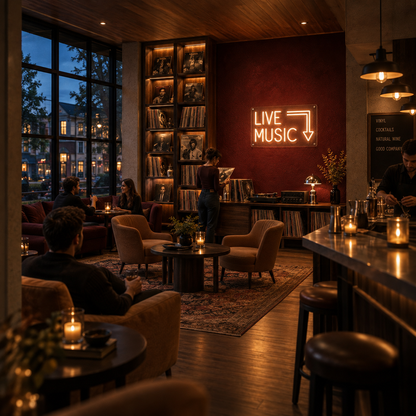 Live Music - Neon Sign