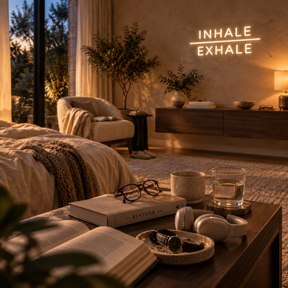 INHALE | EXHALE - Neon Sign