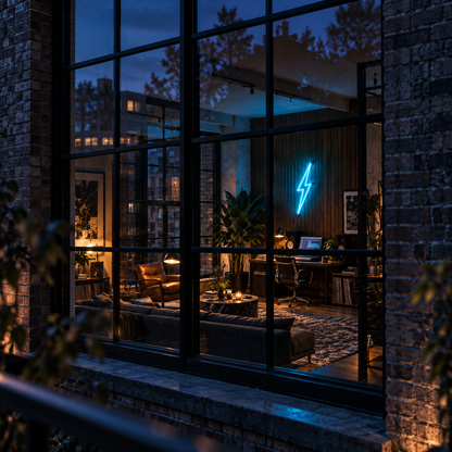 Lightning Bolt - Neon Sign
