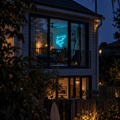 Shark - Neon Sign