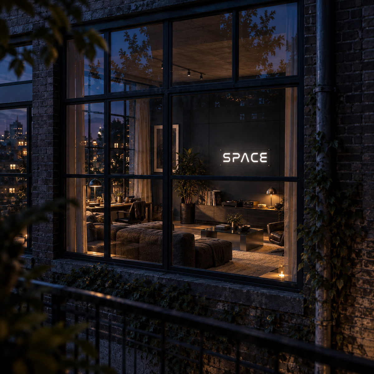 Space - Neon Sign
