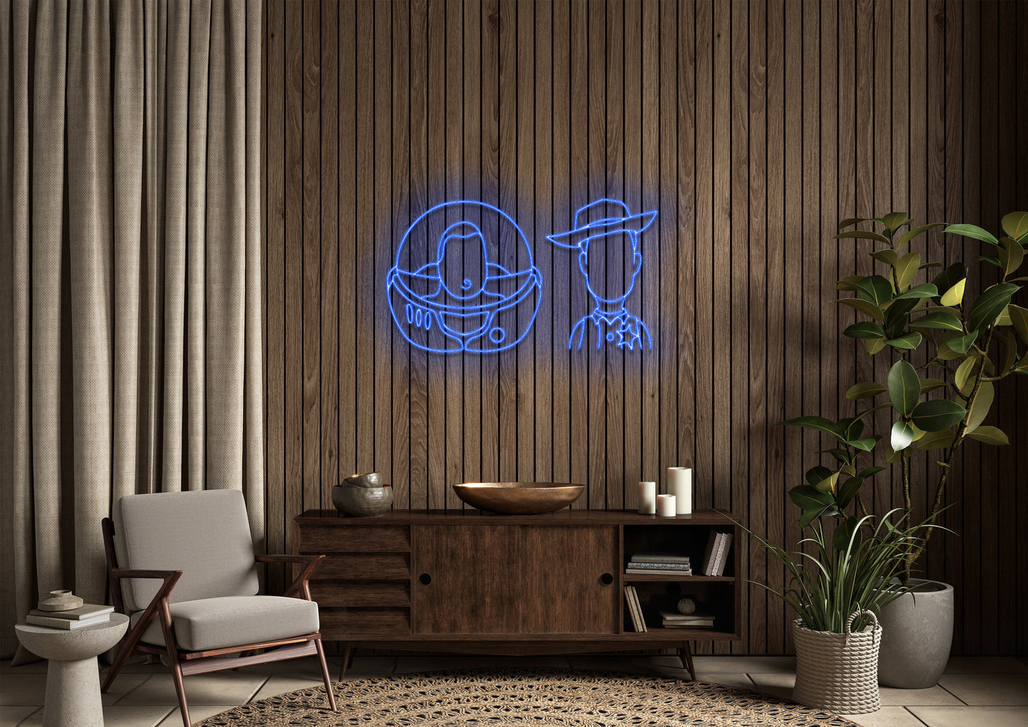 Two Best Friends - Neon Sign