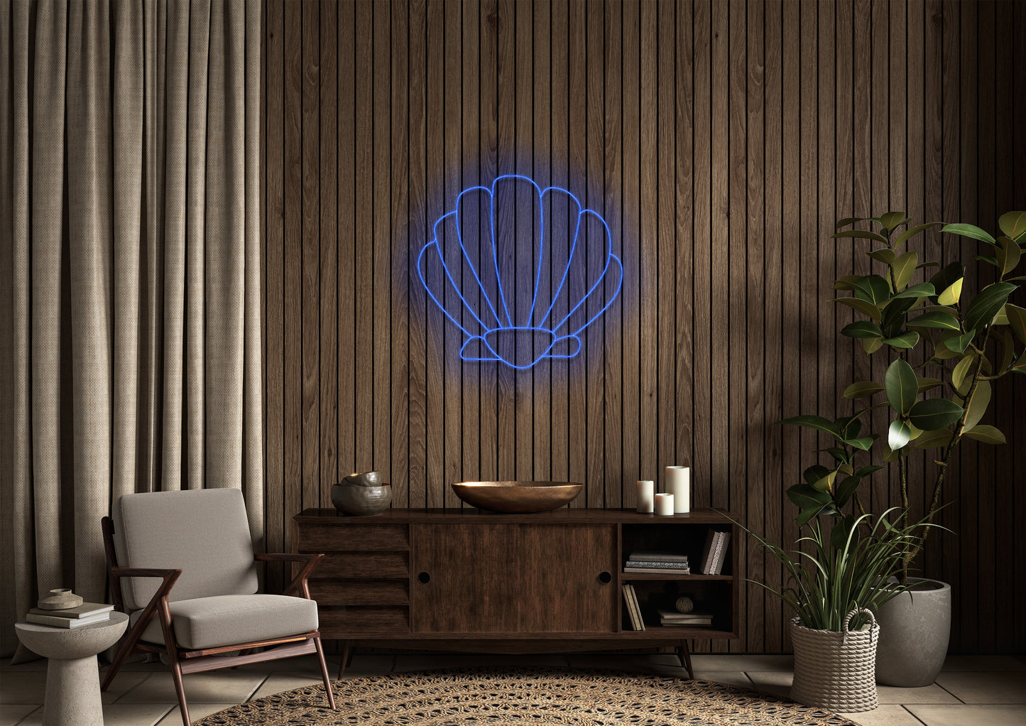 Clam - Neon Sign