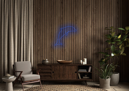 Dolphin - Neon Sign