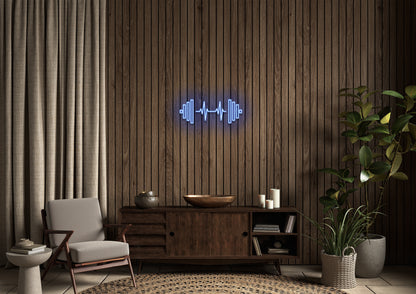 Heartbeat for Gym - Neon Sign