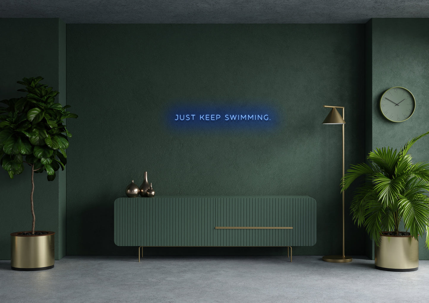 JUST KEEP SWIMMING - Neon Sign