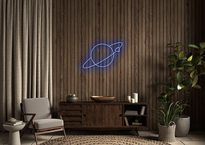 Heart Planet - Neon Sign