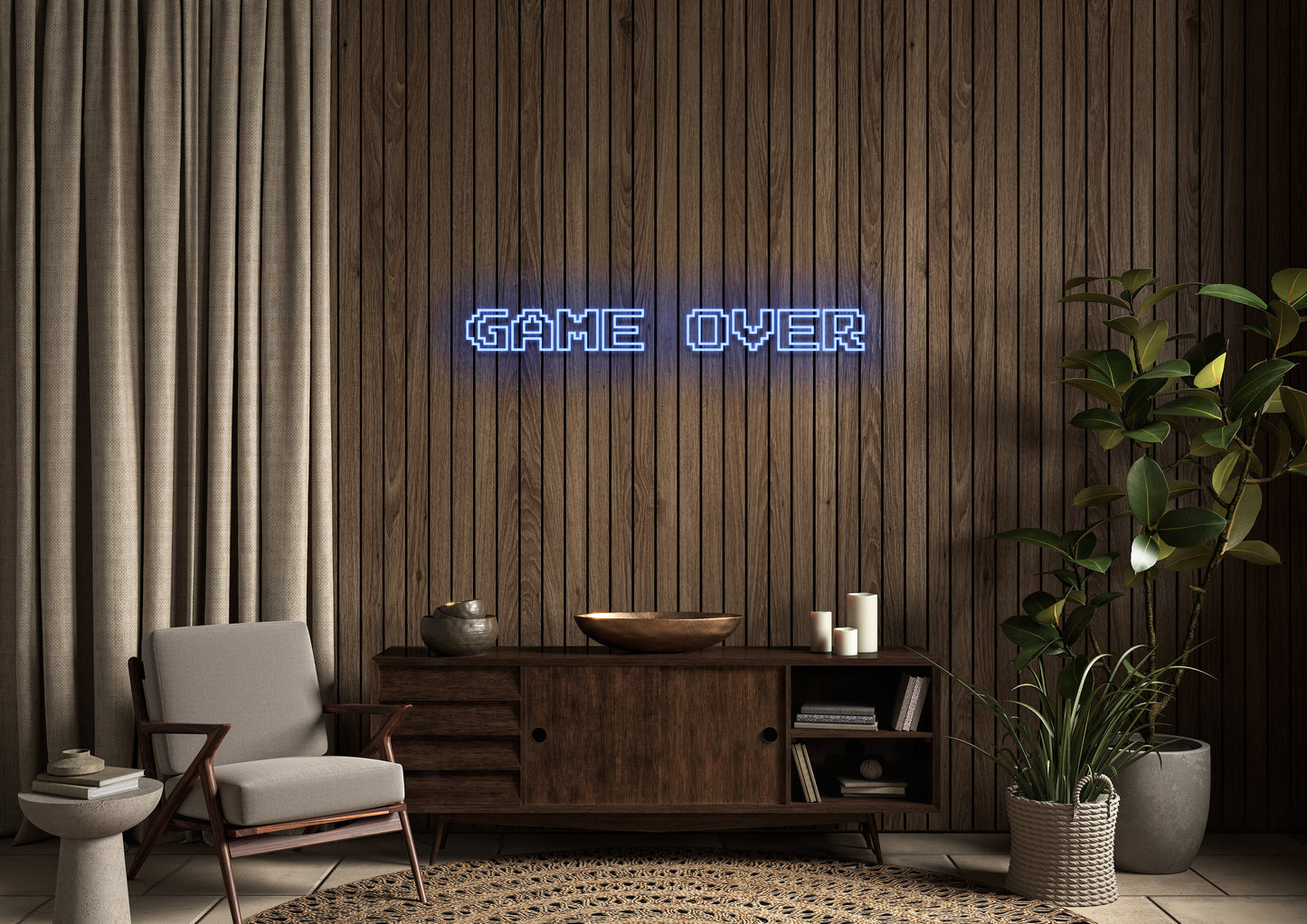 GAME OVER - Neon Sign
