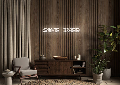 GAME OVER - Neon Sign