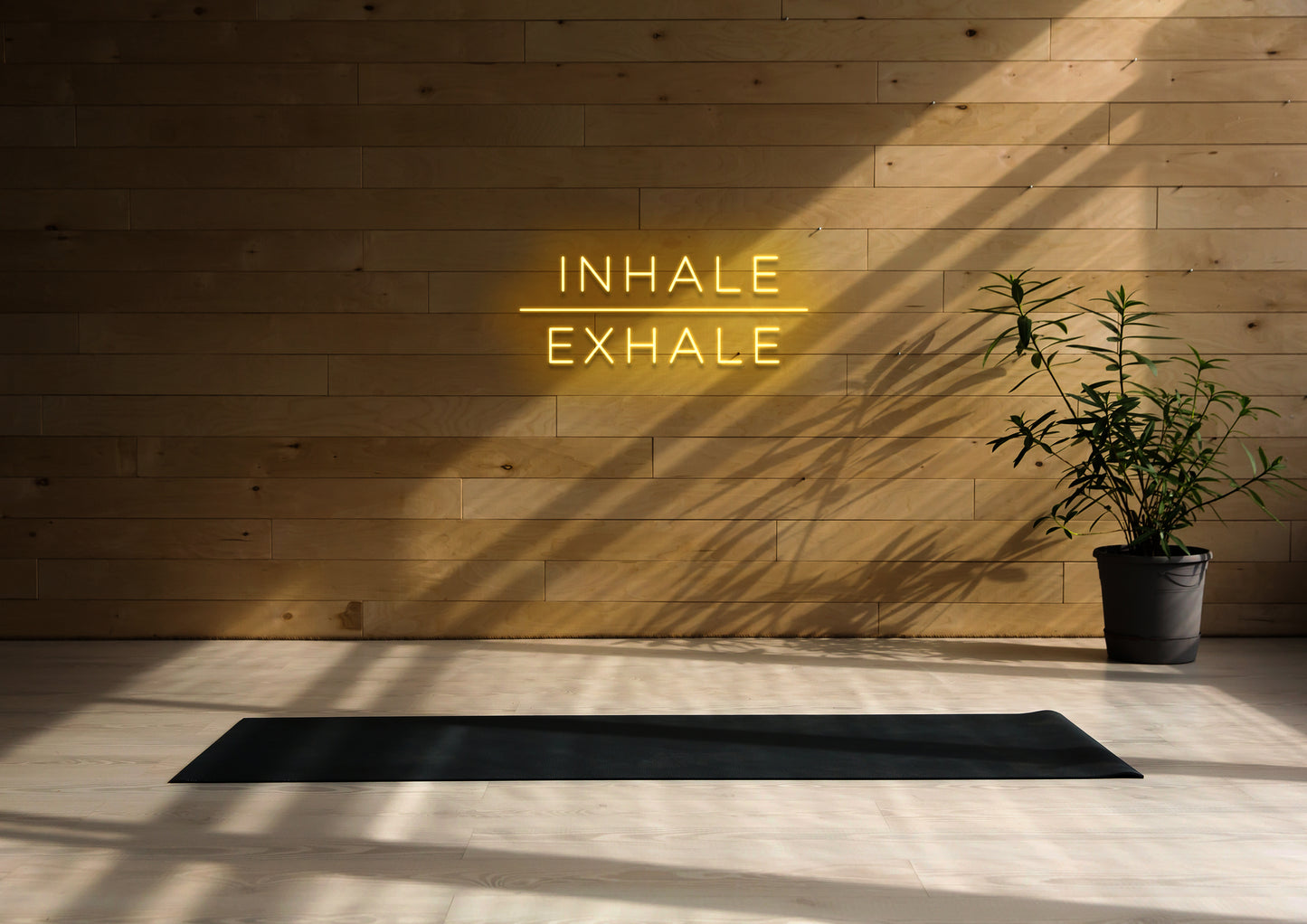 INHALE | EXHALE - Neon Sign