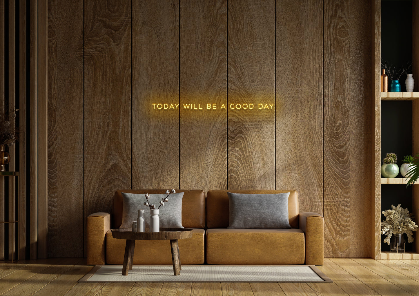 Today Will Be A Good Day (Clean) - Neon Sign