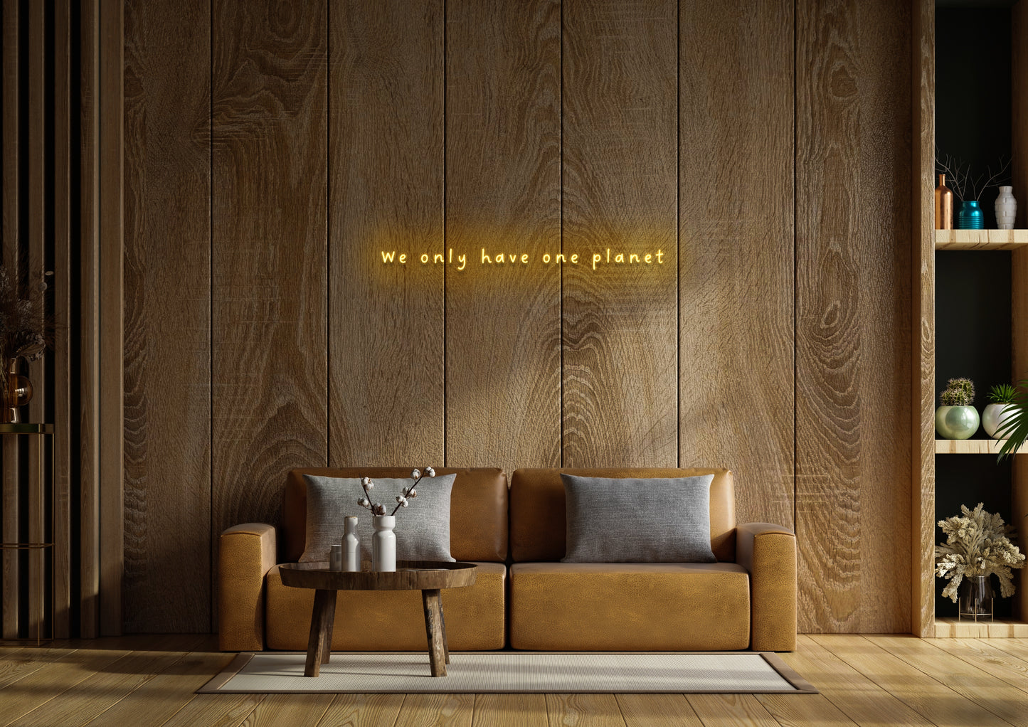 We Only Have One Planet - Neon Sign
