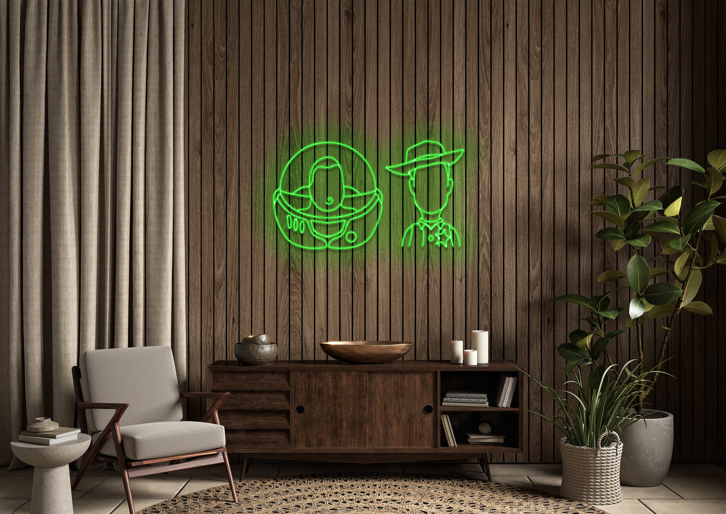 Two Best Friends - Neon Sign