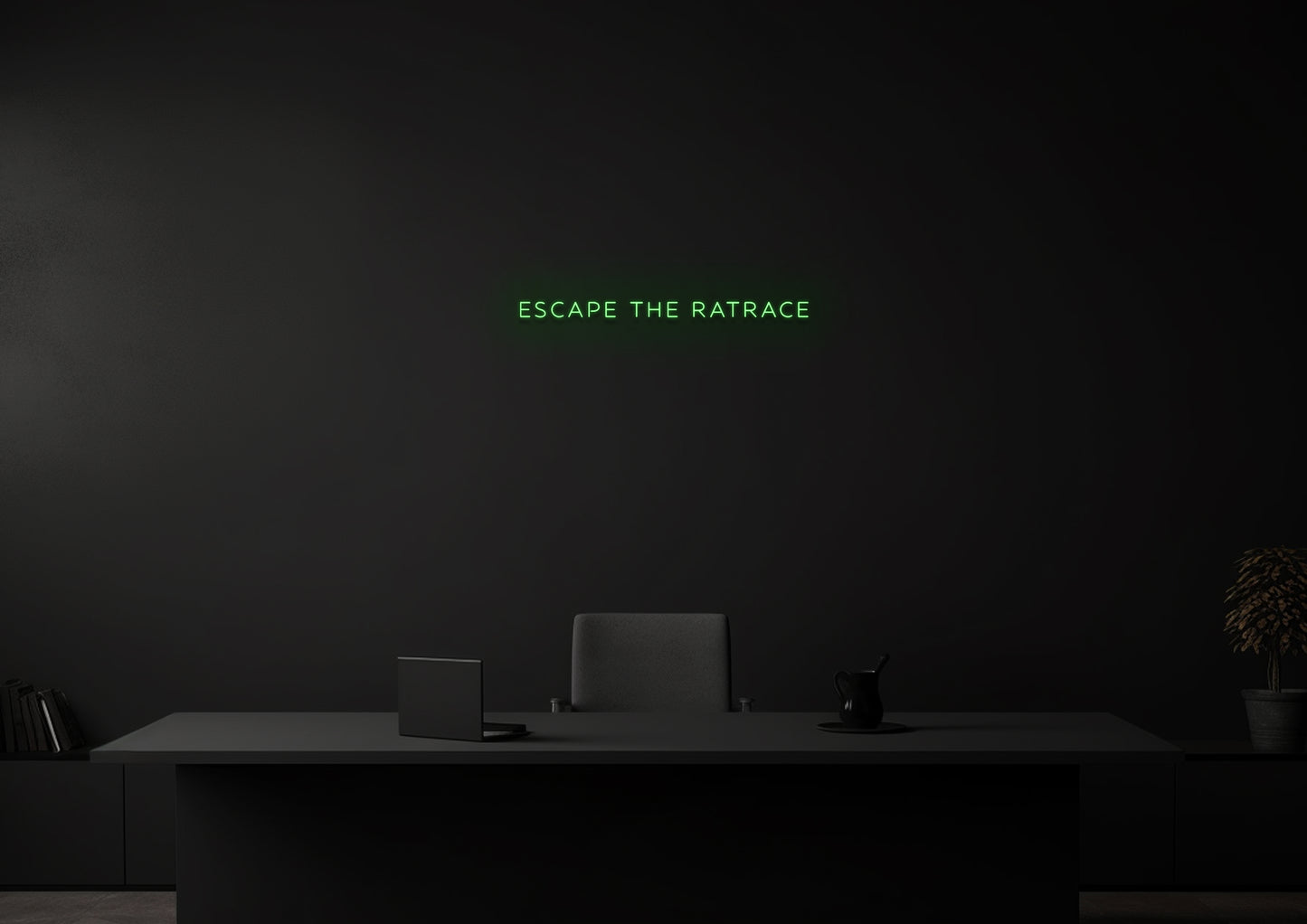 ESCAPE THE RATRACE - Neon Sign
