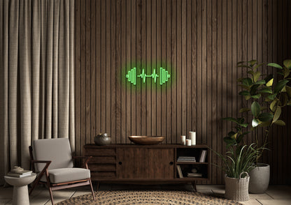 Gym Heart Beat - Neon Sign