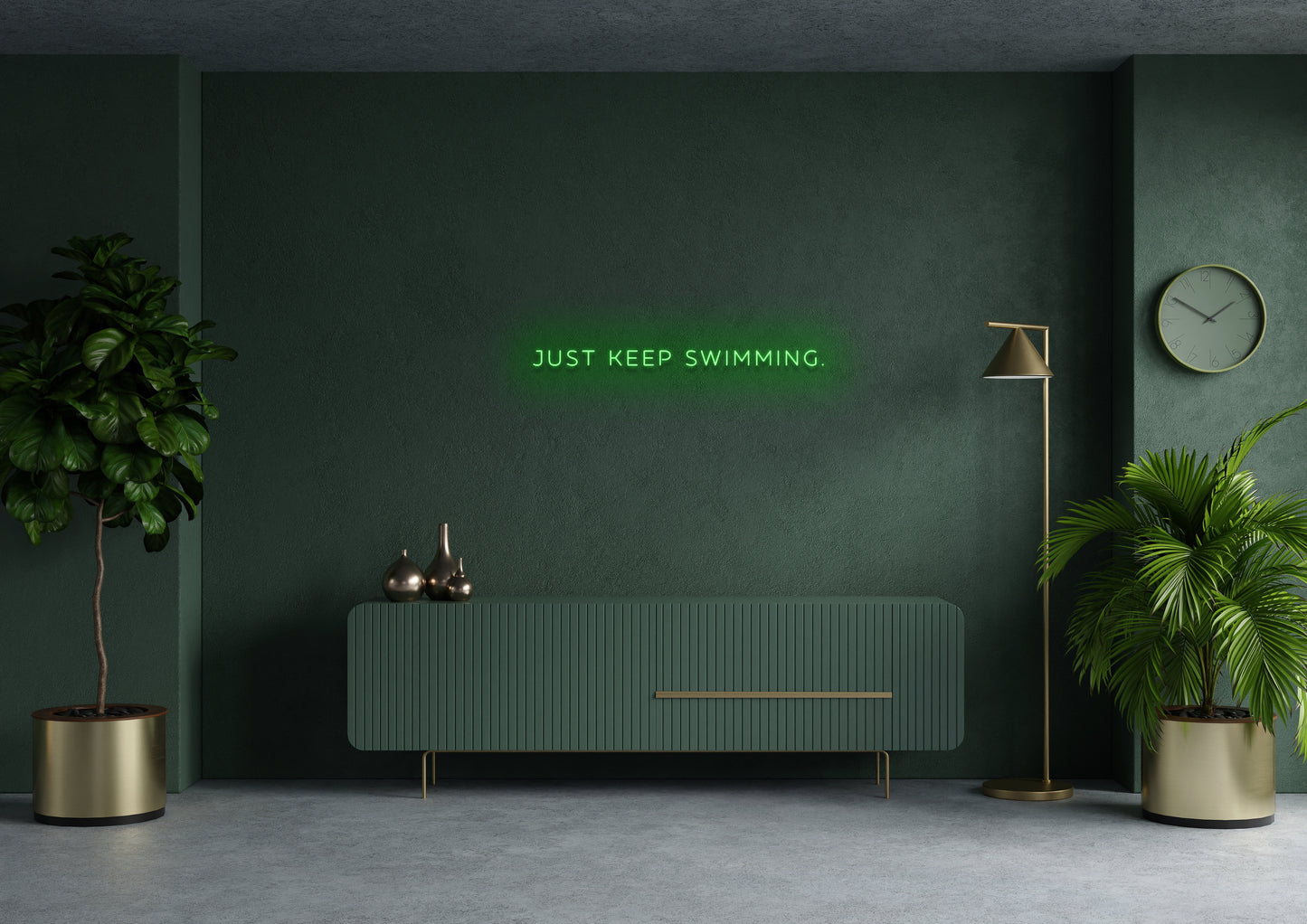 JUST KEEP SWIMMING - Neon Sign