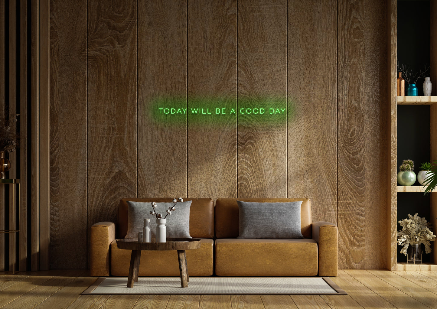 Today Will Be A Good Day (Clean) - Neon Sign